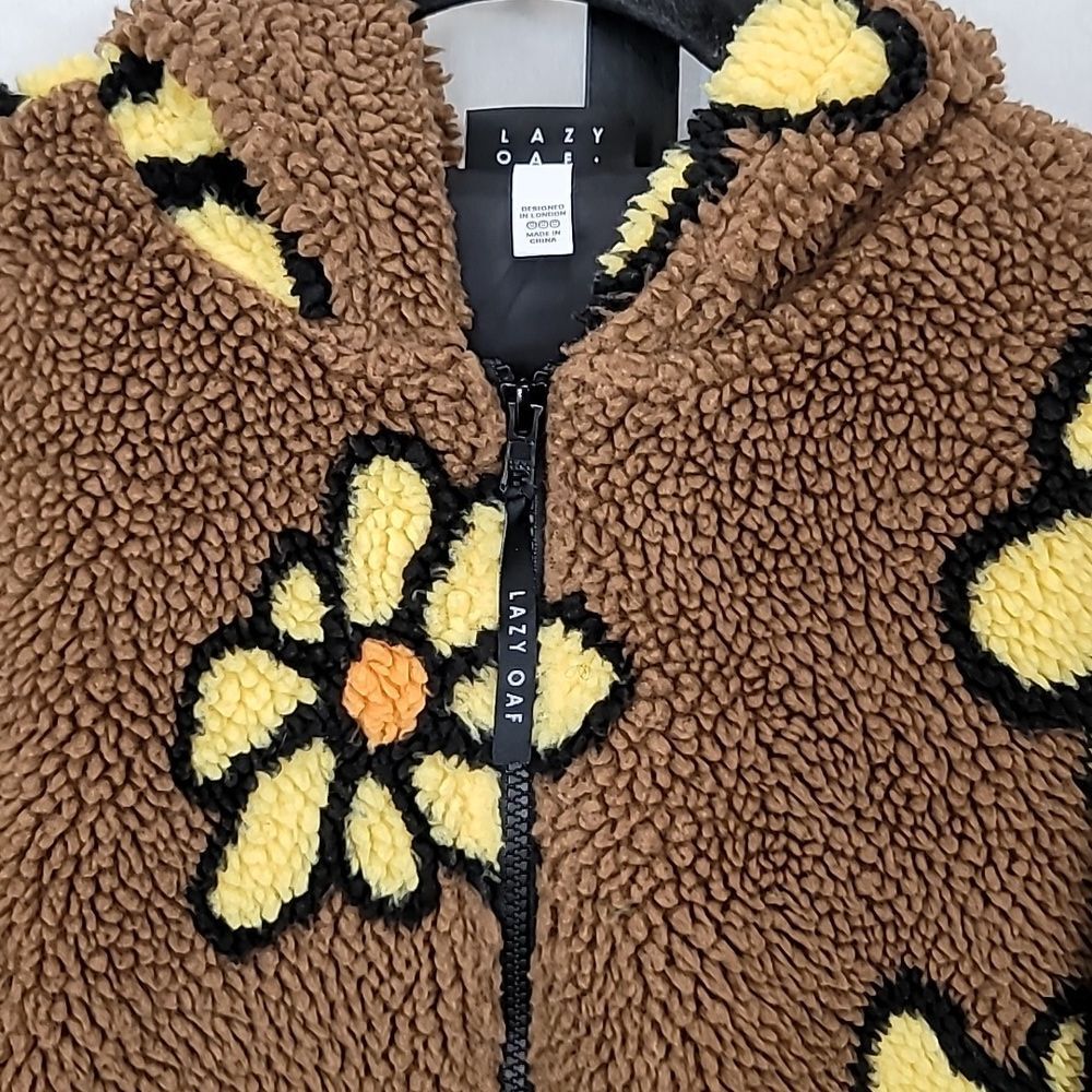 Lazy Oaf Flower Fleece Hoodie And Bag Set - Picture 3 of 13